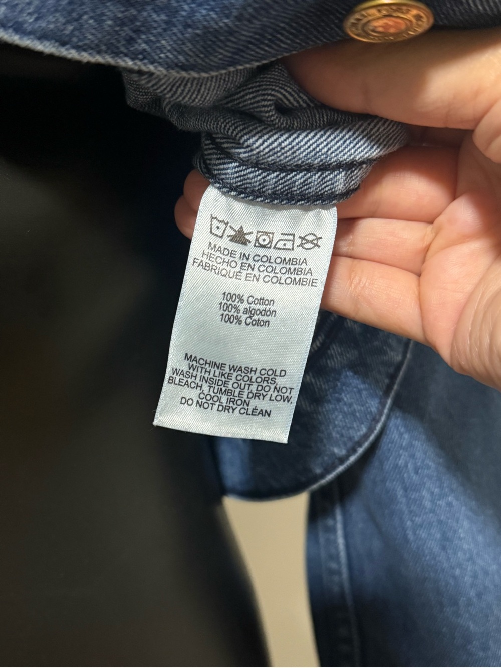Michael Kors Medium Blue Denim Jean Jacket | Size Small | 100% Cotton - Picture 11 of 12